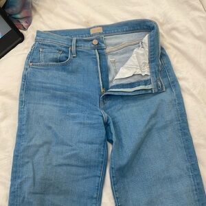 MOTHER Denim The Rambler Zip Ankle